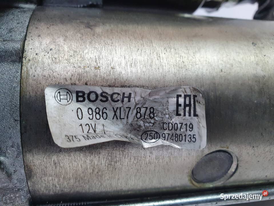 ROZRUSZNIK Renault Trafic II Vivaro 20 DCI Bosch Układ elektryczny silnika Chełm sprzedam