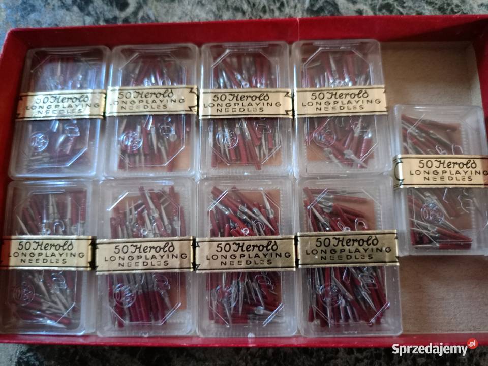 Zabytkowe Igły do Patefonu HEROLD Longplaying Drawski Młyn