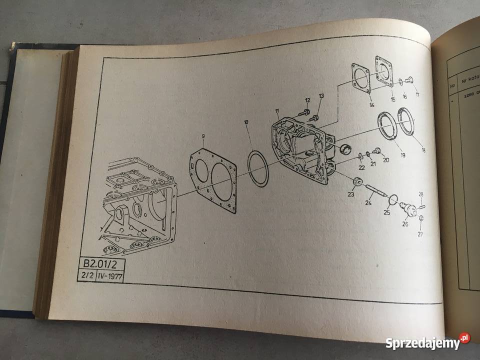 Katalog części Jelcz 317 Oryginał 1977 r Unikat Swarzędz sprzedam