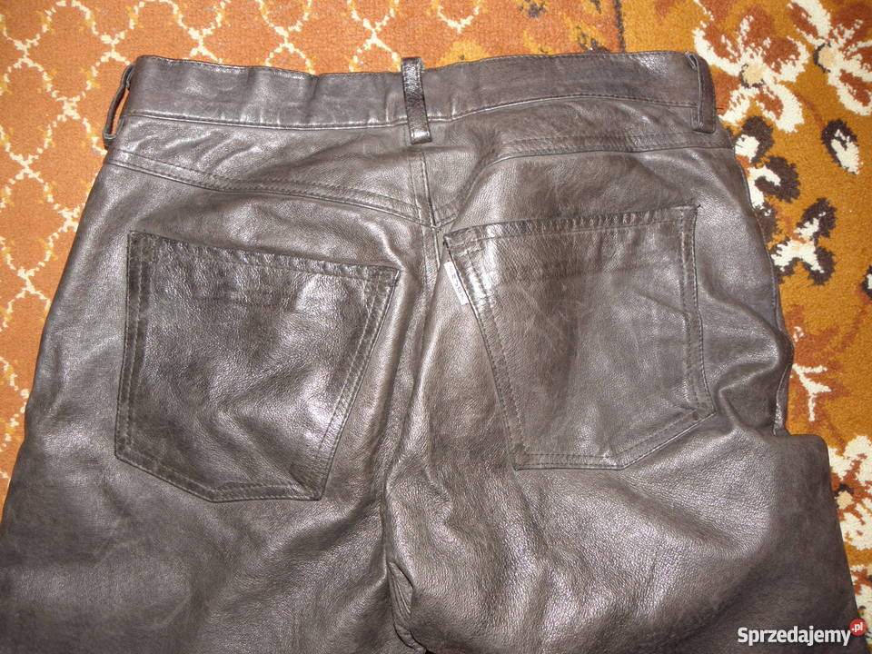 Spodnie motocyklowe skórzane w pasie 78 Lębork