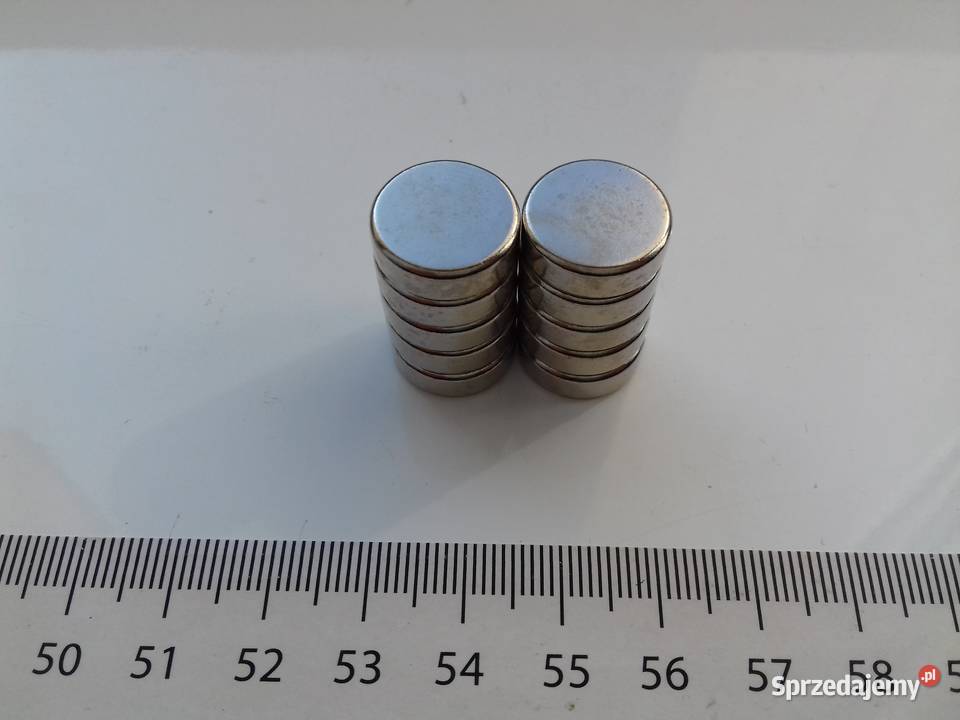 Magnes mocny neodymowy okrągły 15mm x 48mm Wyposażenie wnętrz kujawsko-pomorskie Bydgoszcz sprzedam