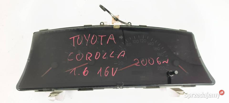 LICZNIK ZEGAR TOYOTA COROLLA 8380002C50 osobowe kujawsko-pomorskie Lipno sprzedam