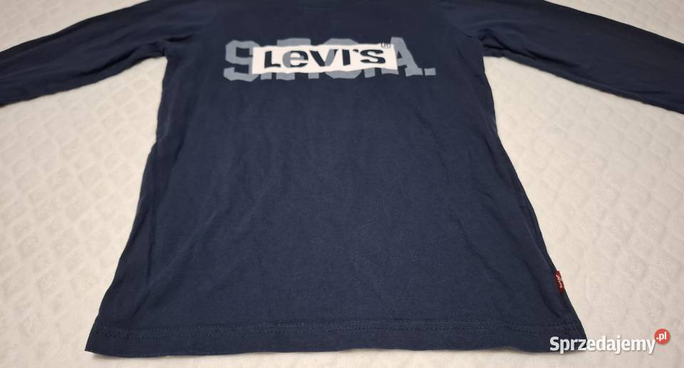 Koszulka długi rękaw granatowa Levis 128 Odzież Czeladź