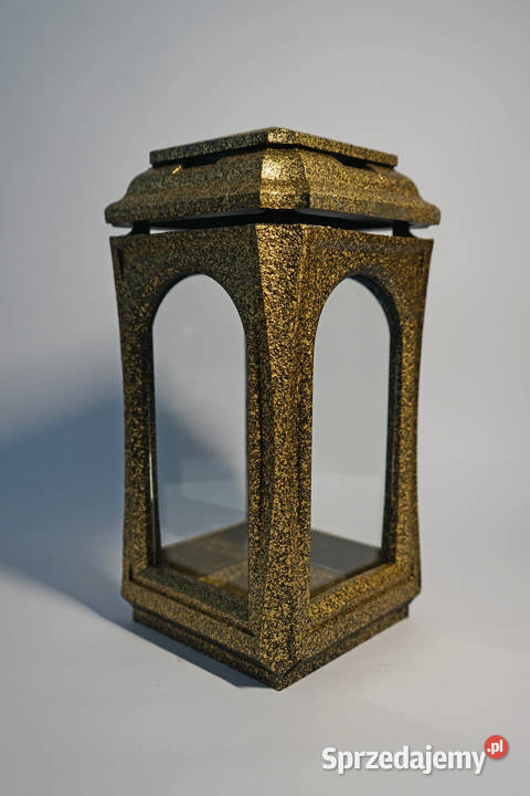 Złoty znicz żywiczny lampion neo Częstochowa