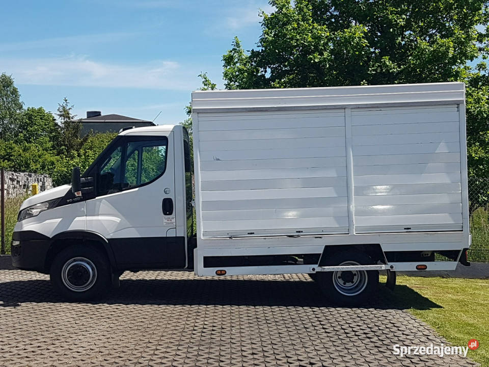 Iveco 70C18 KONTENER ROLETY BOK DO TRANSPORTU elektryczne lusterka Poręba