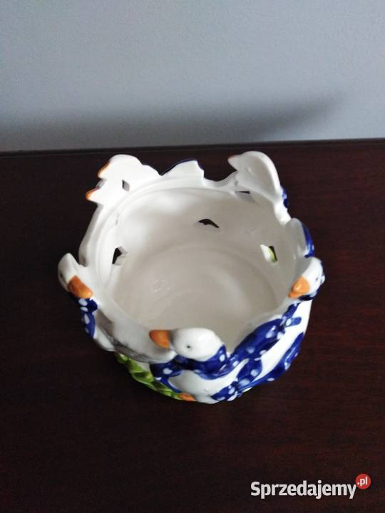 Porcelanowa osłonka na świece Miejsce Piastowe