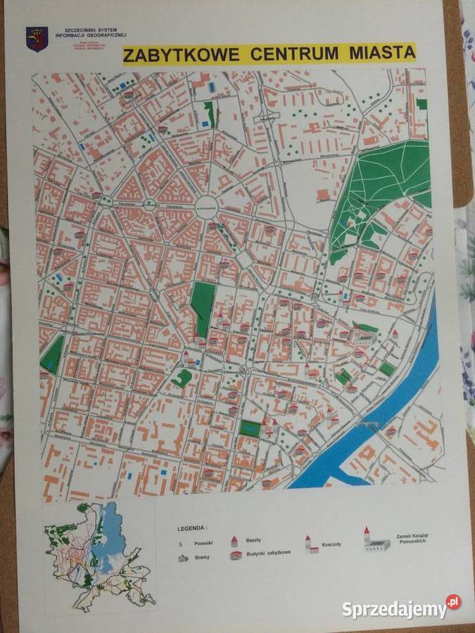 1276 Plany I Mapy Szczecina XVII Do XX Wieku 14 Antykwariat Szczecin