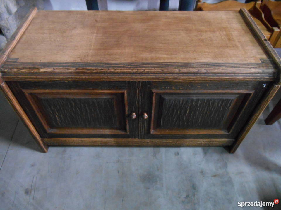 Komoda dębowa ciemna Zduńska Wola