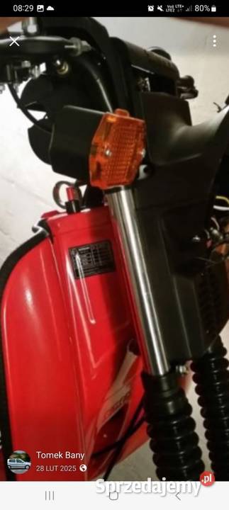 Simson sr50 naklejki informacyjneSimson sr50 80 Parczew