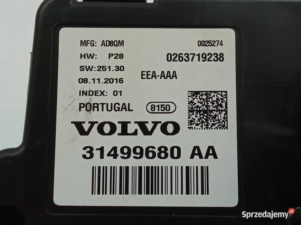 LICZNIK USA 31499680 20 B Volvo S90 II 2016
