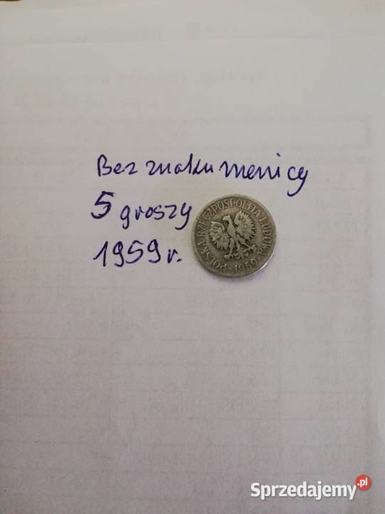 20 z lat PRelu bez znaku menniczym Warszawa