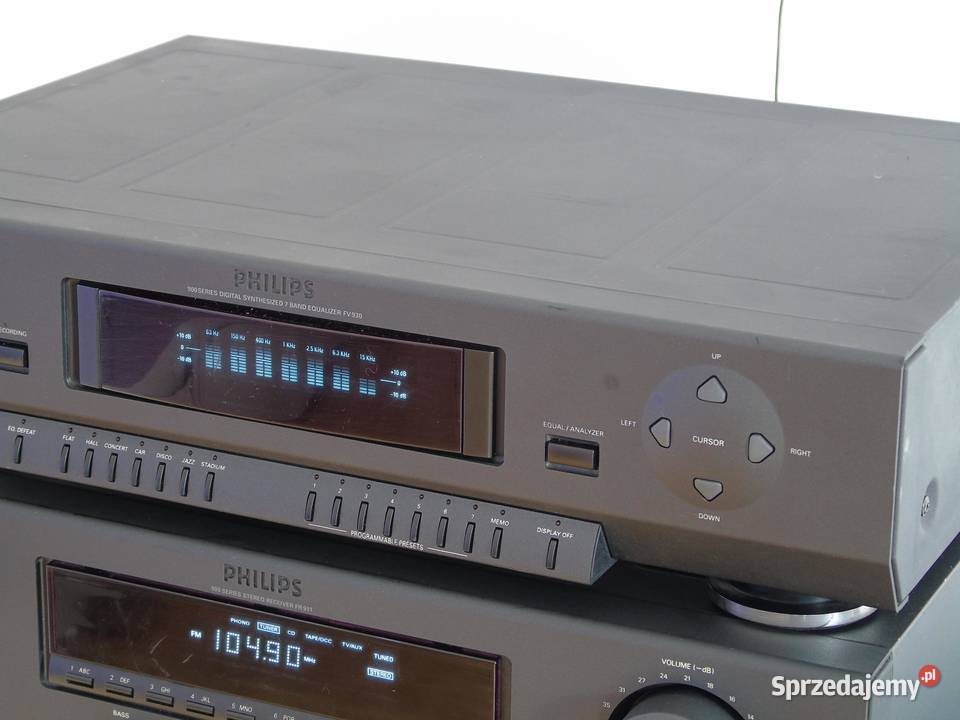 Korektor graficzny Philips FV930 sprawny i ładny Wzmacniacze i pokrewne Jasło