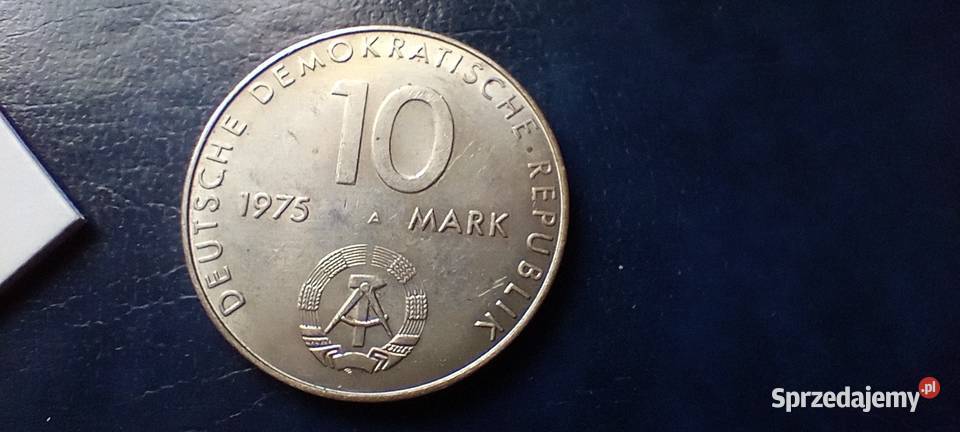 Stare monety 10 marek 1975 Niemcy Lesko