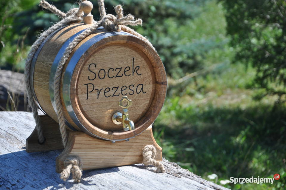 Beczka Dębowa 3 4 5 10 15 20 L 100 szczelne na Poznań sprzedam