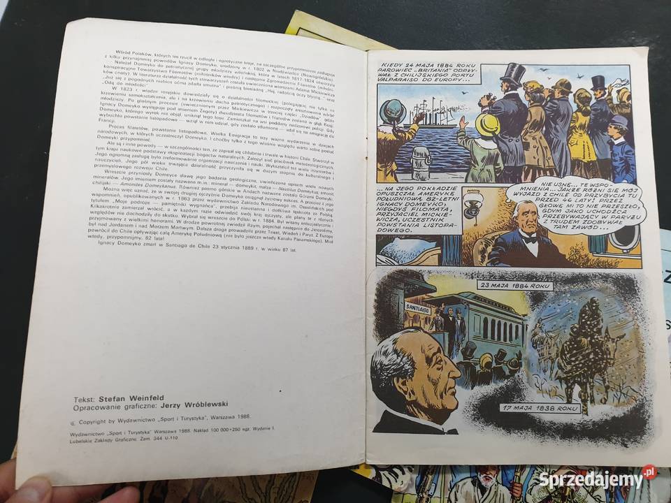 Polscy Podróżnicy zestaw 4 komiksów Komiksy Komiksy Gdynia sprzedam