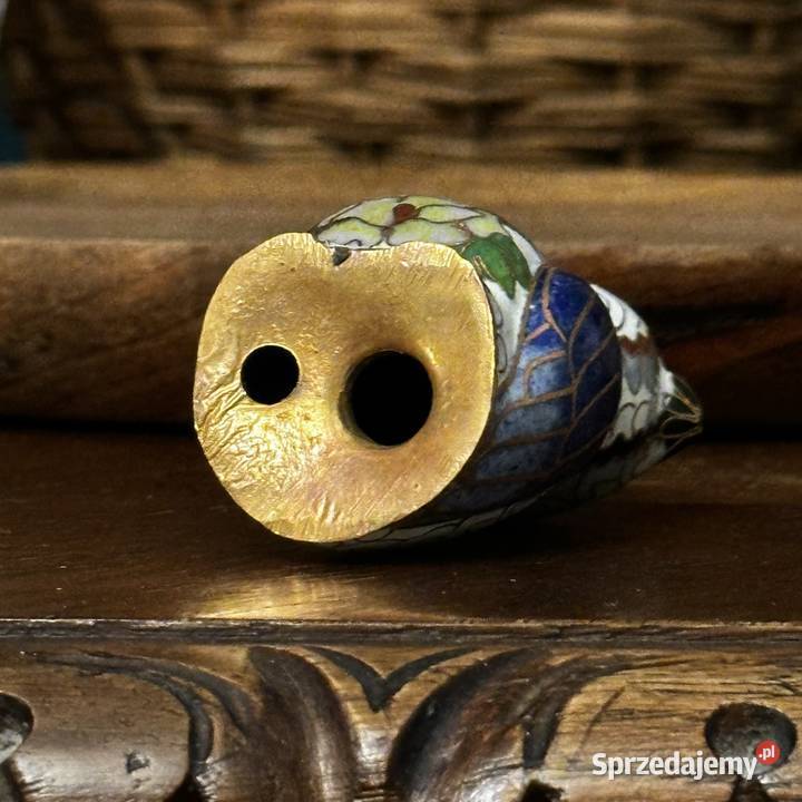 Figurka Sowy emalia komórkowa cloisonne