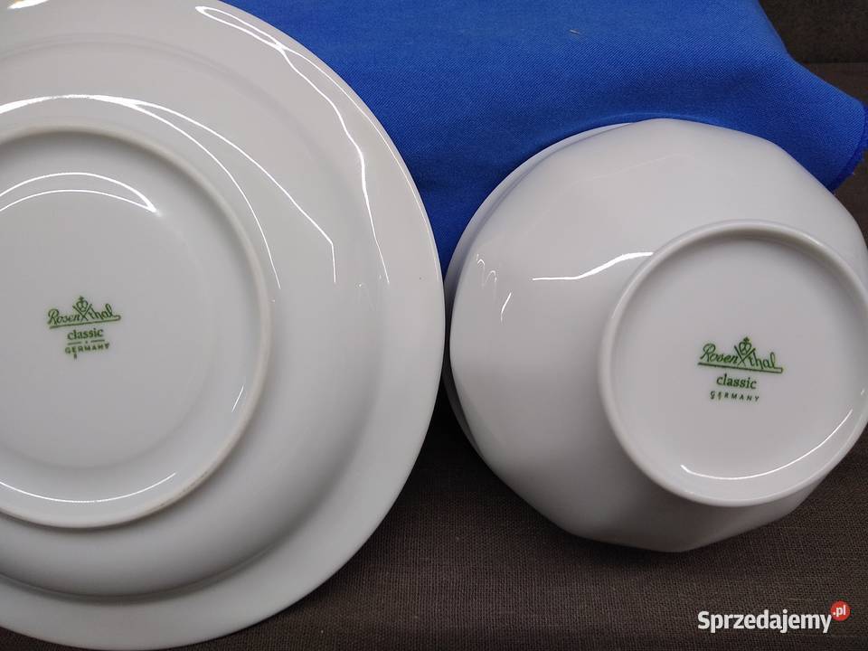 Filiżanka do herbaty Rosenthal Biała Maria Porcelana i szkło Kalisz