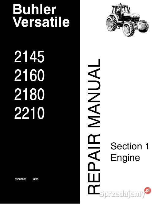 Versatile 2145 2160 2180 2210 instrukcja napraw Książki i Podręczniki Kielce