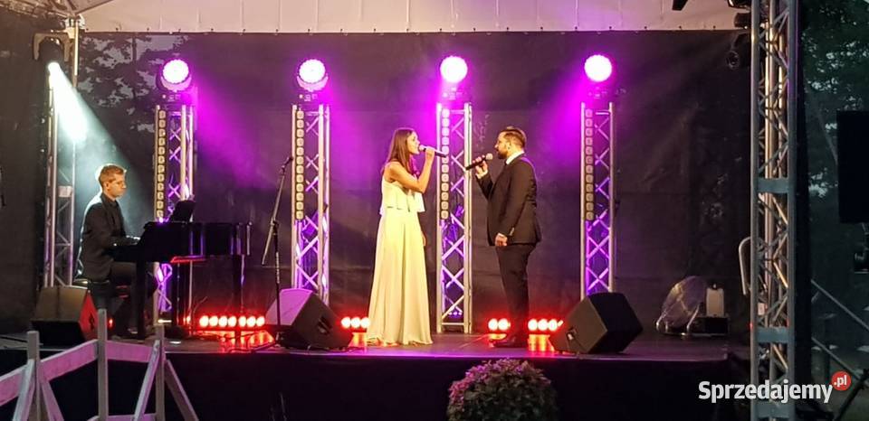 Scena 7x5m estrada zadaszenie sceniczne wynajem Poznań