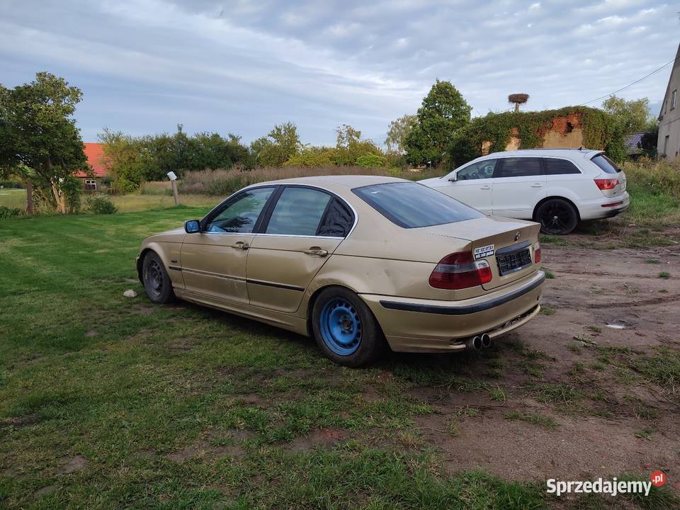 BMW E46 325i M54B25 na części uszkodzony Bartoszyce sprzedam