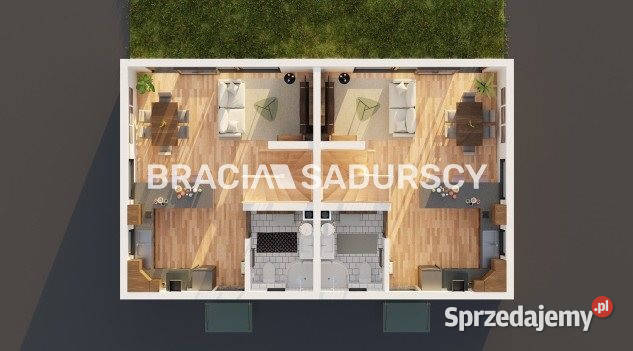 Dom bliźniak 9394m2 Kraków Koprowa 93.94m2 Sprzedaż