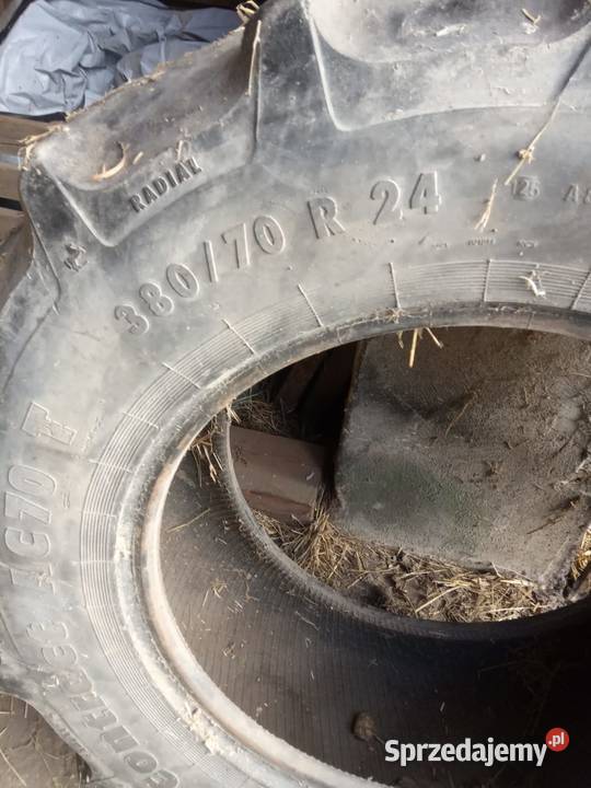 Opony do ciągnika 38070 R24 wielkopolskie Kłodawa sprzedam