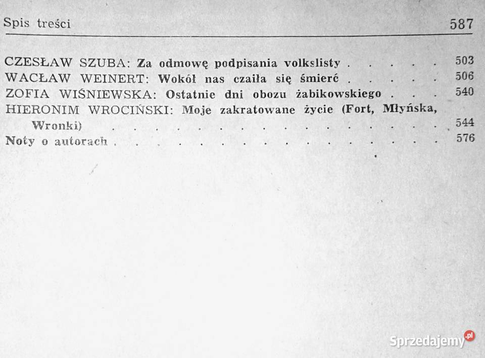 Pamiętniki ocalonych Wojciech Jamroziak Marian Chełm sprzedam