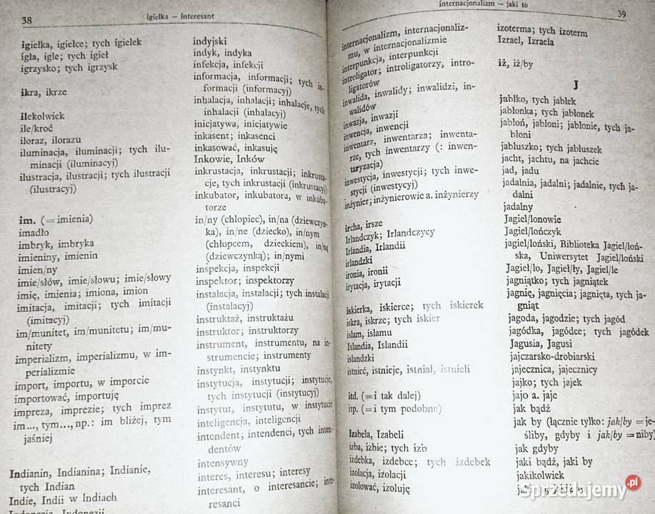 Słownik ortograficzny S Jodłowski W Taszycki Rok wydania 1974