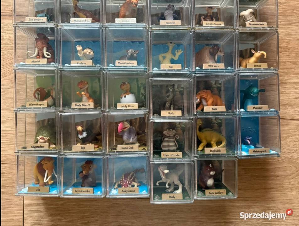 Epoka lodowcowa Figurki zwierząt Chorzów