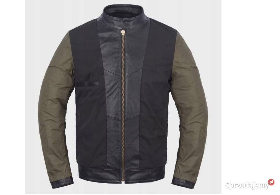 KURTKA MOTOCYKLOWA SKÓRZANA Z HAFTEM Kurtki Sosnowiec