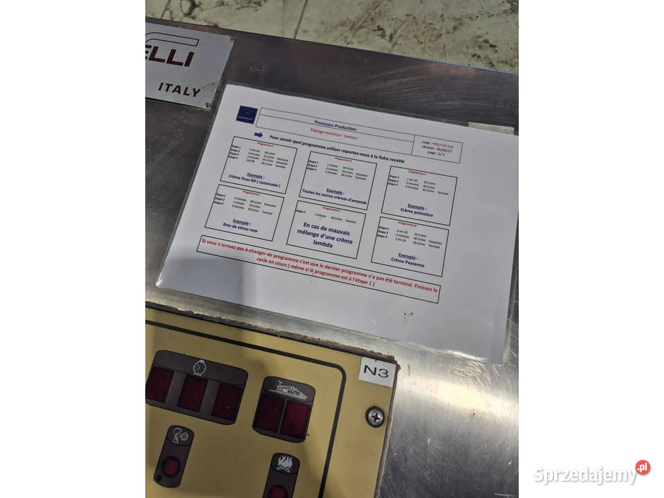 TONELLI UNIVERSAL 2000 Przemysłowy mikser Krotoszyn