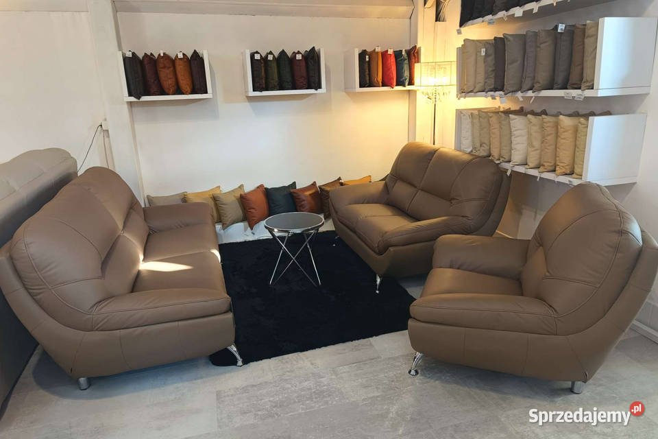 Komplet wypoczynkowy Ibiza 321 skóra naturalna