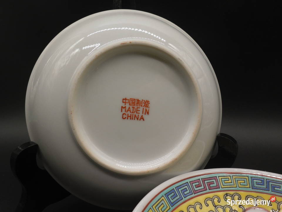 Talerzykimiseczki porcelanowe chińskie 3 wielkopolskie Raszków sprzedam