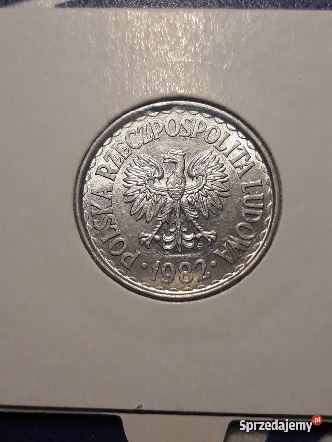 1 złoty 1982 r 3 około mennicze Konin sprzedam
