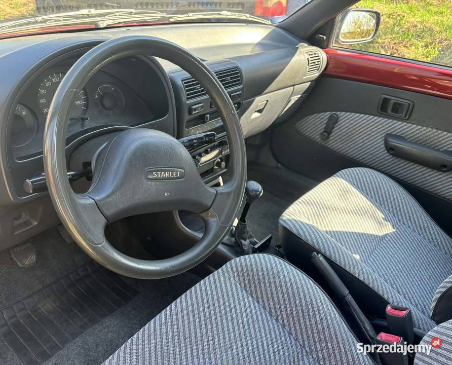 Toyota Starlet 13XLi P8 1991 Zarejestrowany w Polsce dolnośląskie Lwówek Śląski