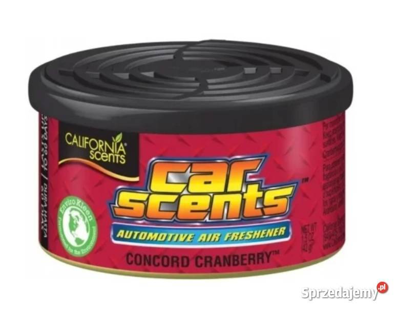 Zapachy samochodowe California Scents concord Akcesoria kujawsko-pomorskie Bydgoszcz sprzedam
