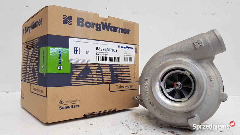 Nowa turbosprężarka BorgWarner Oryginal Reman Siedlce