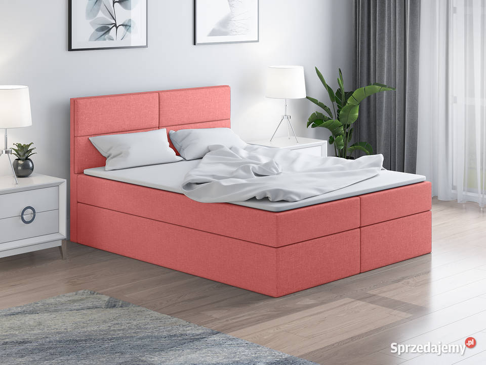 *Super wygodne łóżko TREVISO 140x190 materac+2 pojemniki