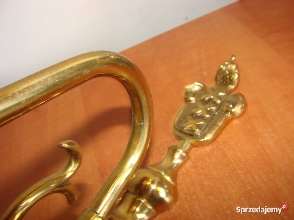 stary mosiężny kinkiet inny kolor Oświetlenie Pruszcz Gdański