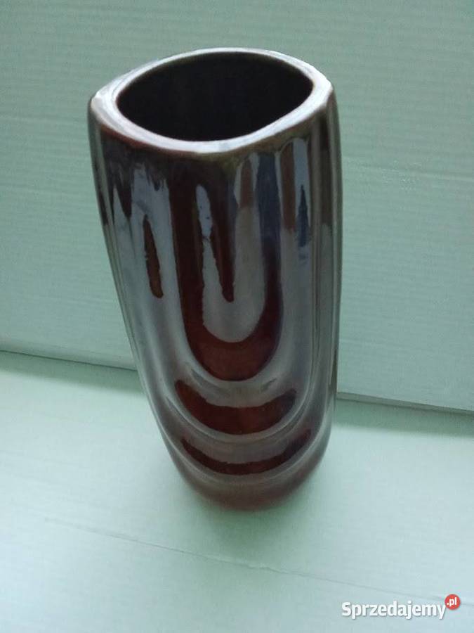 Wazon ceramiczny szkliwiony wazon rzemiosło Łódź