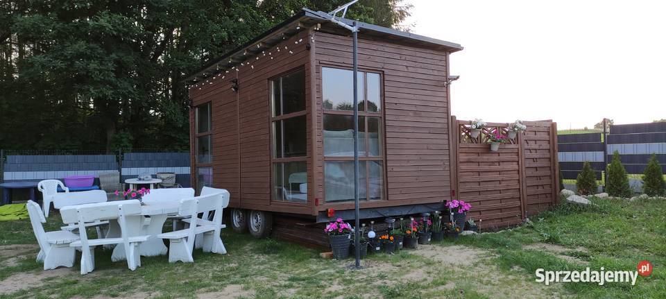 Przyczepa kontener idealna pod domek Tiny house chłodnie