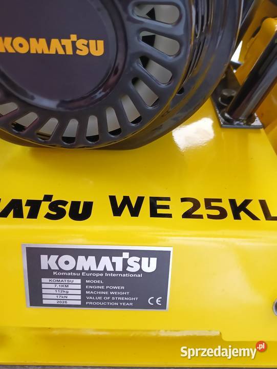 sprzedam zagęszczarkę KOMATSU Nowa Pozostałe Męcina