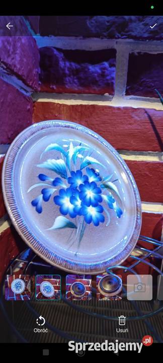 Ręcznie Malowany Talerz Dekoracyjny Patera