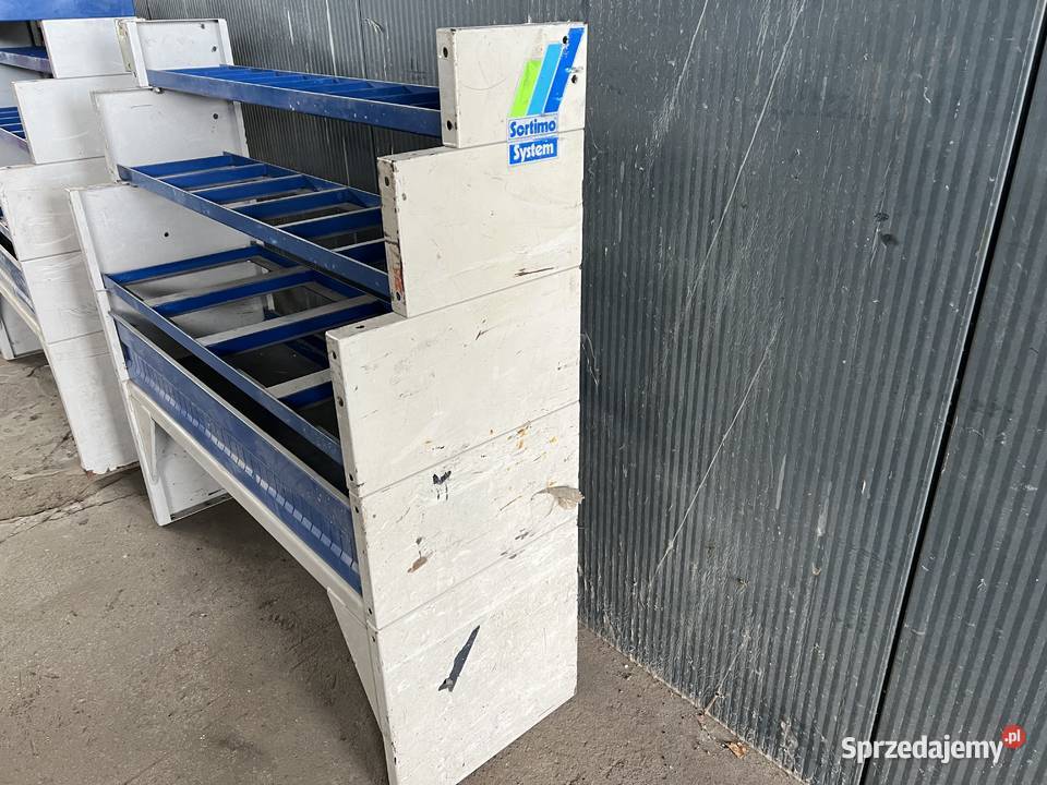 Zabudowa serwisowa warsztatowa regały do busa Białogard