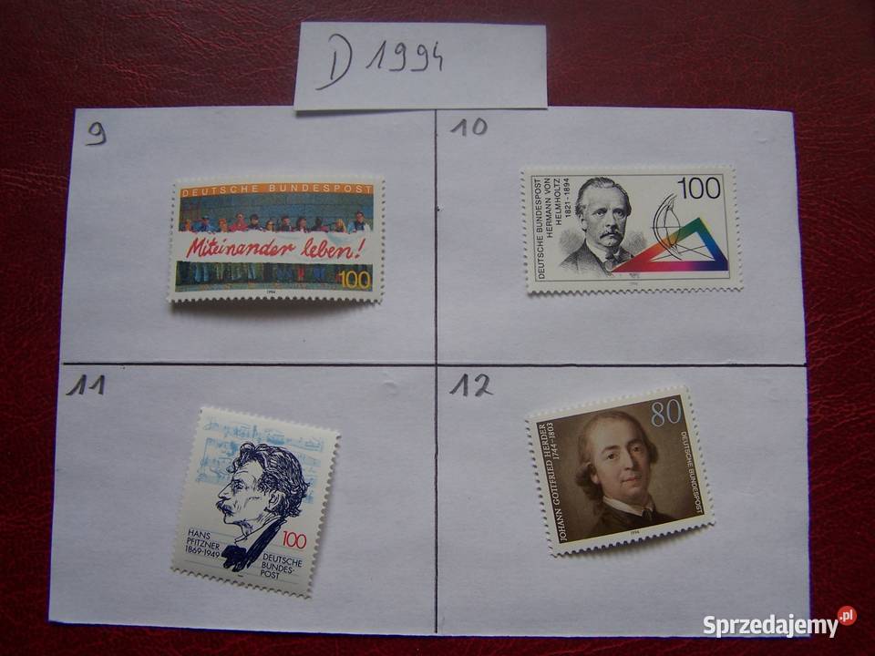Niemcy 1994 MNH Znaczki z roczników WYBIERAJ Tychy