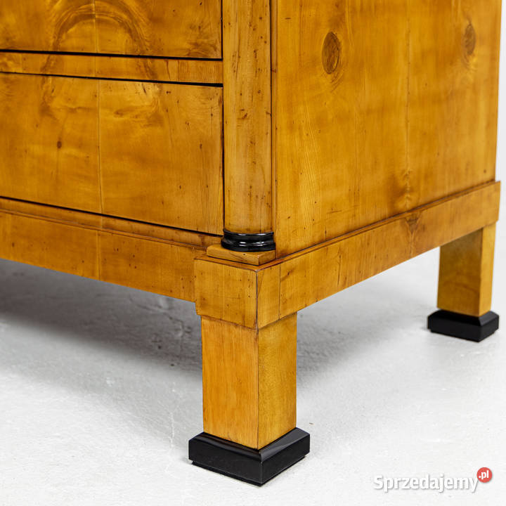Duża komoda biedermeier brzozowa antyk stara Meble Swarzędz