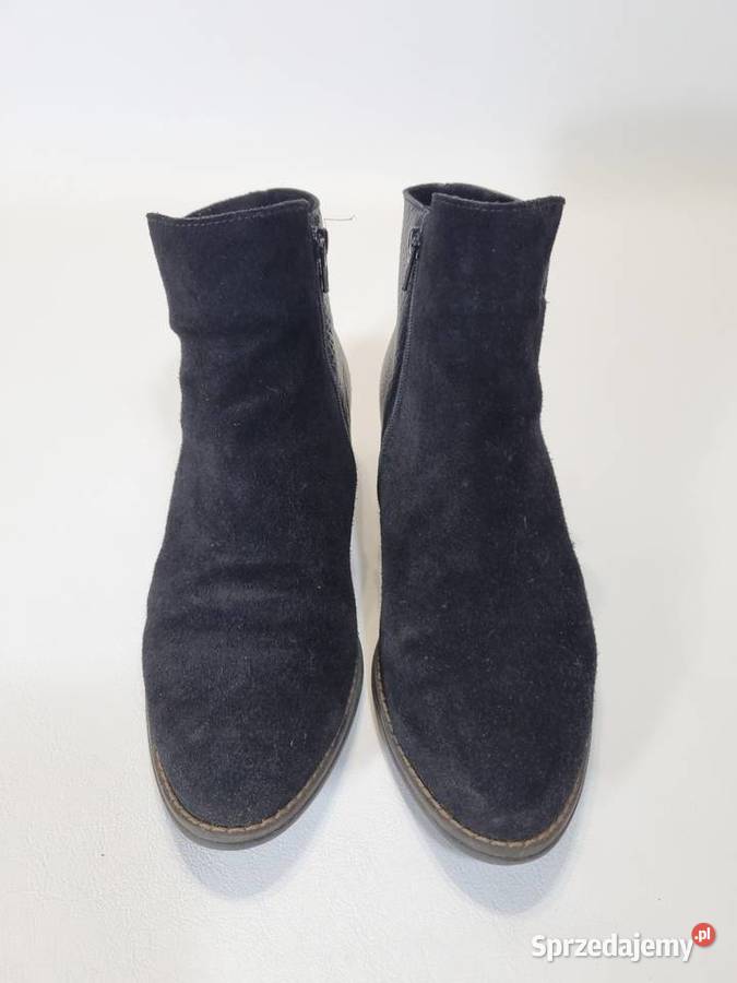 Ryłko sztyblety ocieplane Skóra naturalna zamsz Gdynia