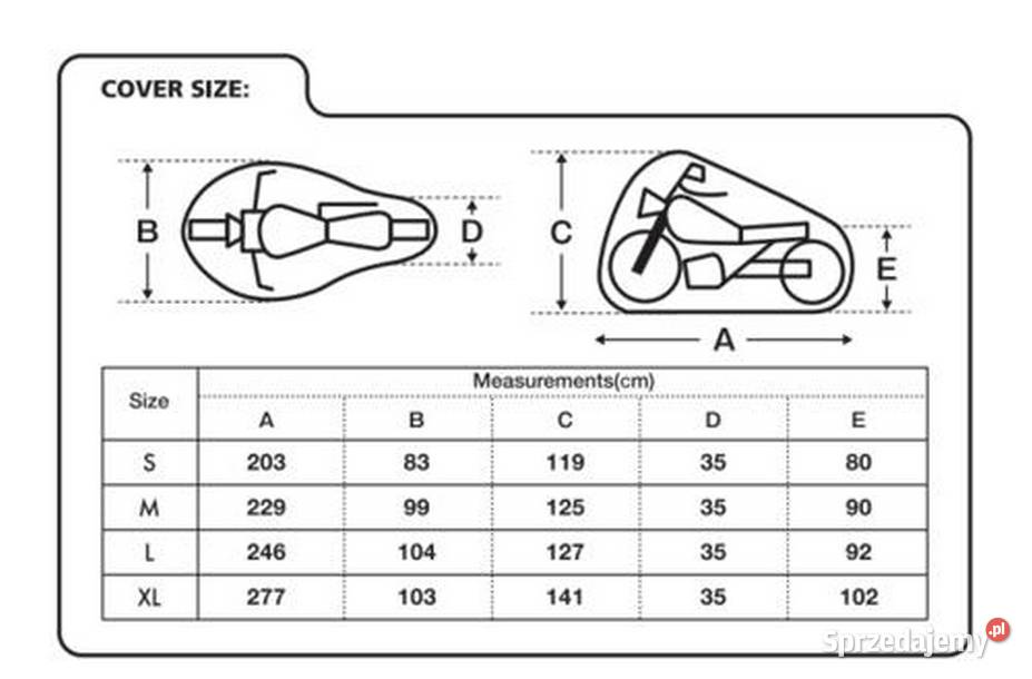 N71 Pokrowiec BIKETEC Moretti na motor skuter śląskie Zabrze