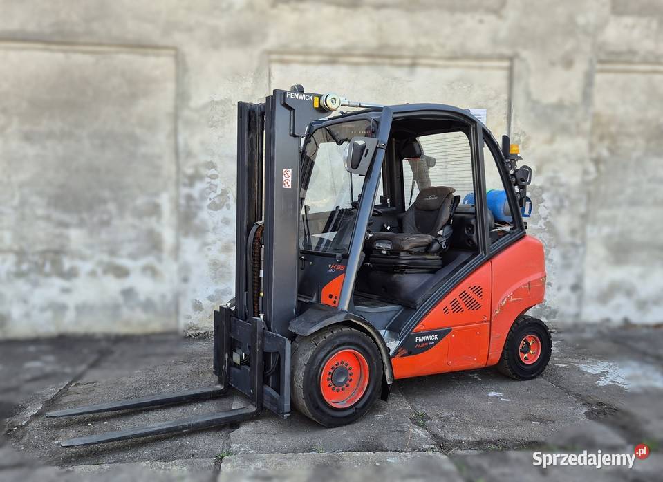 Linde H35 3500 TRIPLEX z wolnym skokiem 4 sekcje śląskie Rybnik