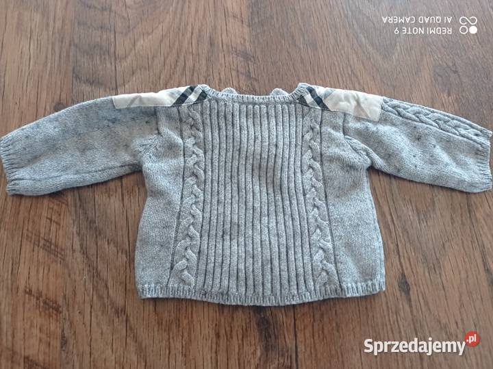 Sweterek Burberryszary unisex 54 Swetry Lubartów